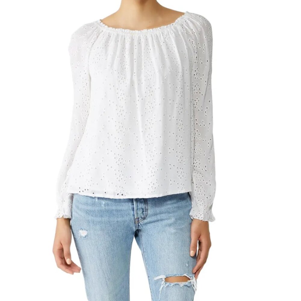 NWT Sanctuary Blooming Eyelet Blouse XS